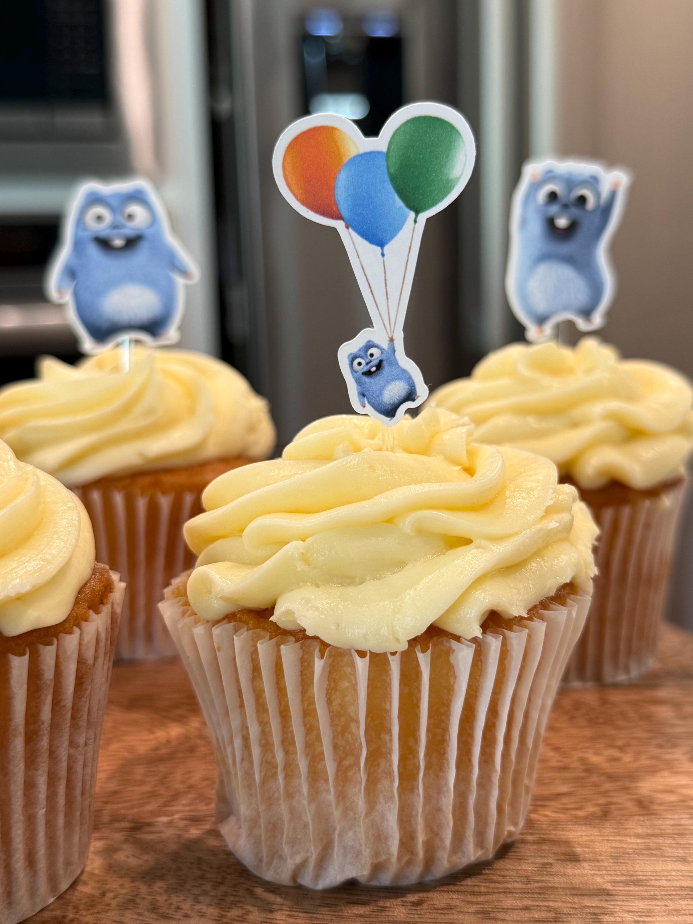 Grizzy and the Lemmings Cupcake Toppers: Cartoon Party Decorations - Etsy
