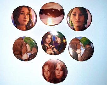 Max and Chloe Life is Strange Pin Pack