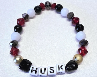 Alastor Beaded Stretch Bracelet Hazbin Hotel Inspired - Etsy