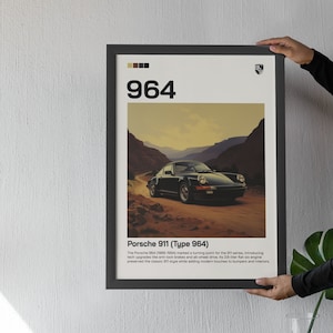 Porsche 911 - poster Papyrus \ 30 x 40 cm \ Smooth matte, Bestsellers  Patents \ Transportation