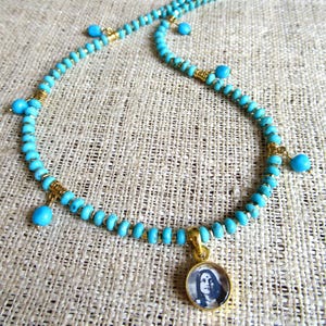 Anandamayi Ma Necklace, Anandamayi Ma Pendant, Self Realization, Indian Saint, Guru Pendant - Spiritual Gift, Spiritual Jewelry, Meditation