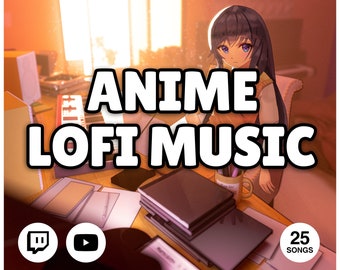 Twitch Music Streamer LOOPABLE LoFi Music, 25 Tracks, Mood Sounds, background Music BGM For streamers and Vtubers, Youtube music