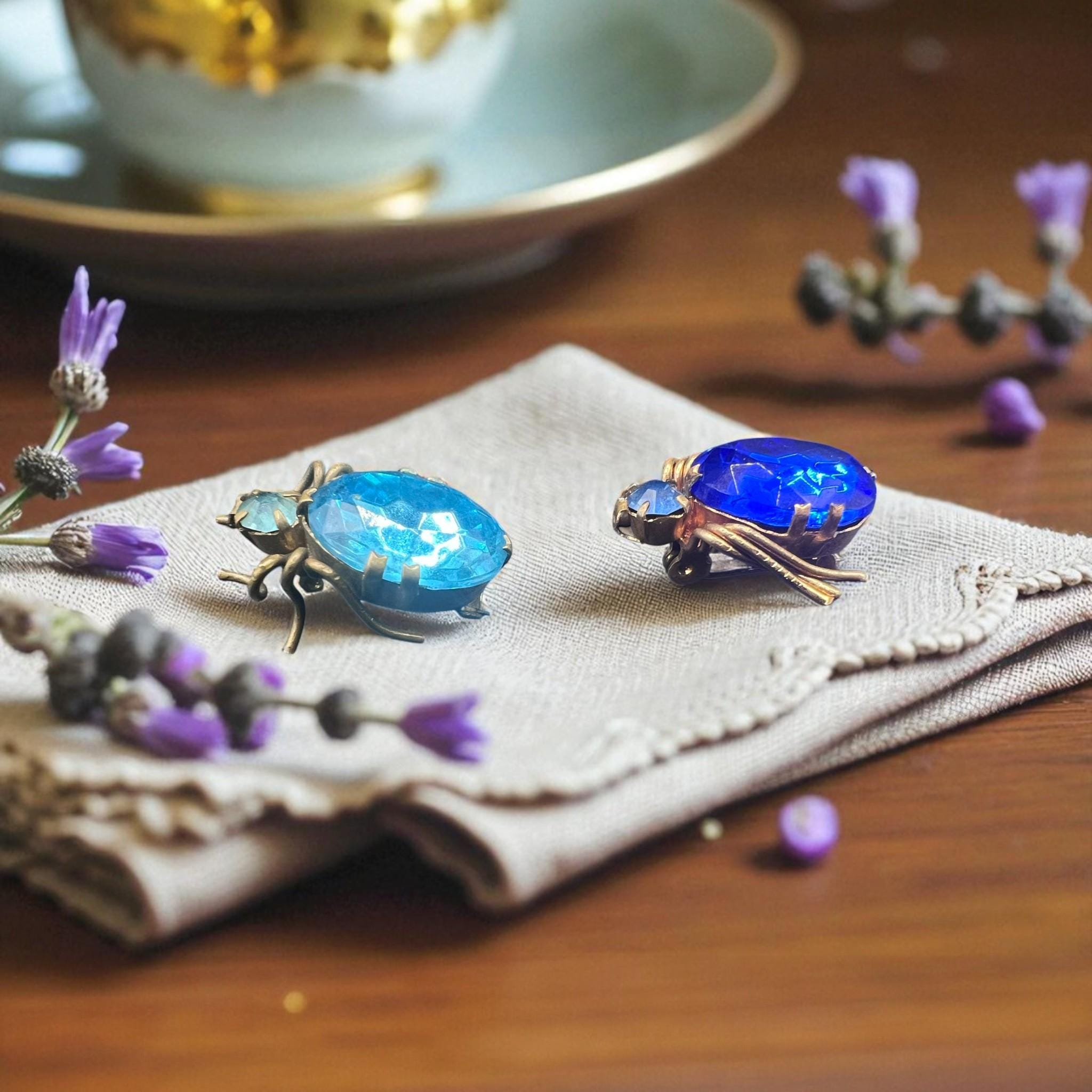 1940's 50's　Vintage Lessco　Scatter-Bug Lot of 4 Vintage Scatter Pins, Including 2 Butterflies, a