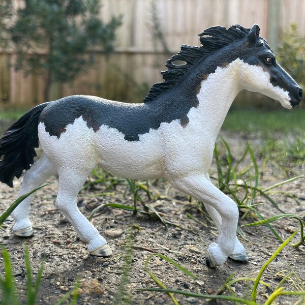 Schleich custom repaint pinto quarter horse gelding