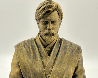 Obi-Wan Kenobi- Star Wars 3d Printed bust statue