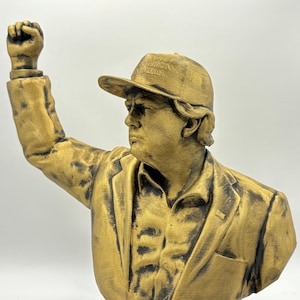 President Trump - Make America Great Again - Fight, Fight, Fight! 3d Printed Statue - BUY AMERICAN! Lowest Price/best value on Etsy!