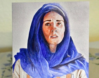 Biglietto d'auguri, Maria Maddalena è il nome di questo biglietto a tema cristiano.
