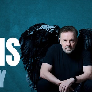 Printable Ricky Gervais Comedy Show Tickets Personalized Gift Reveal