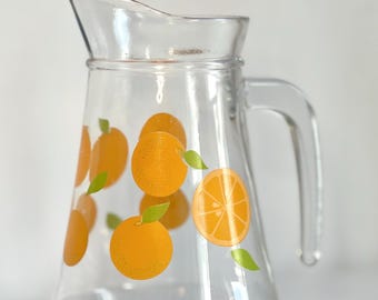 Caraffa per succo d'arancia d'epoca