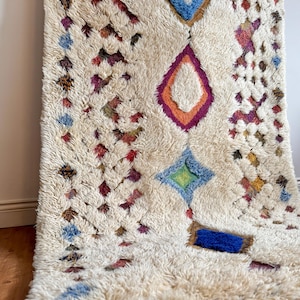 Vintage wool shag rug