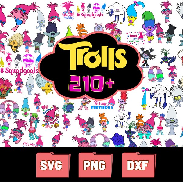 Trolls Movie Svg Etsy