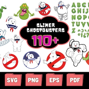 110+Slimer Ghostbusters SVG Bundle- Slimer Font, Pdf,Png, Eps, Ghostbusters- Slimer Face Svg, Vector- Cutfiles- Cricut- Clipart