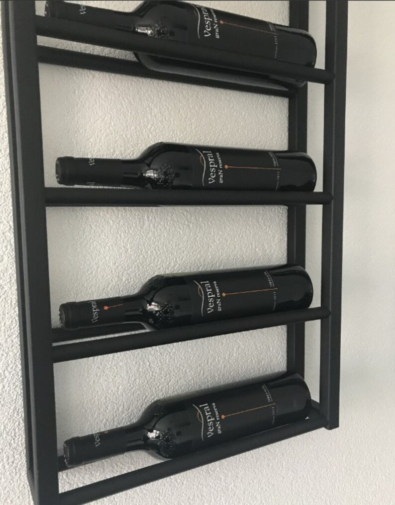 Metal Wine Rack Industrial Wine Rack Steel Wine Rack Wine Etsy