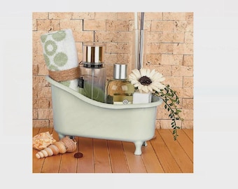 Bathroom Storage Case, Bathtub Style Organizer for Cosmetics & Towels