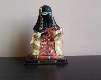 Oriental Women Figurine, Traditional Middle East  Women, Asian  Gift