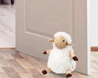 Sheep Door Stop, Whimsical Animal Home Decor