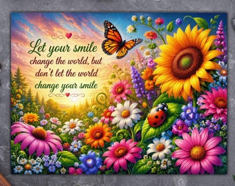Floral Cutting Board Sublimation, Sunflowers Flowers Design, Positive png (Digital Download)