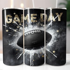 Football Tumbler Wrap, Game Day png, Sports-Themed Sublimation Wrap, Sports 20oz Skinny Tumbler, Football Mom Seamless Design