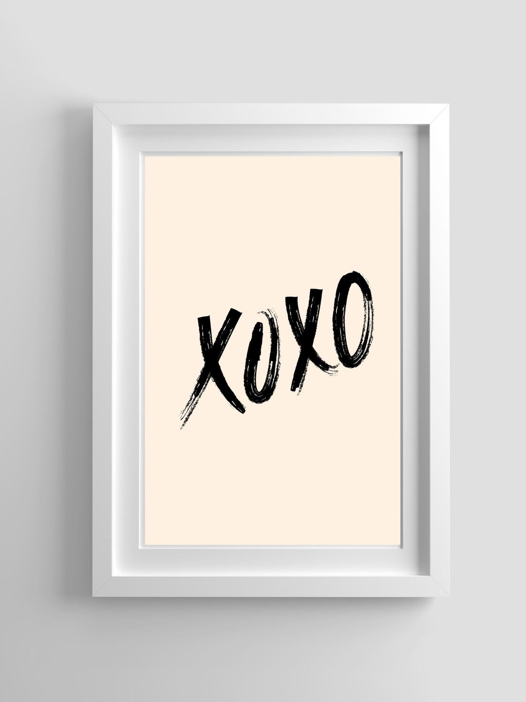 XOXO Wall Art Print Unframed Digital Prints for Home Decor, Dorms, or