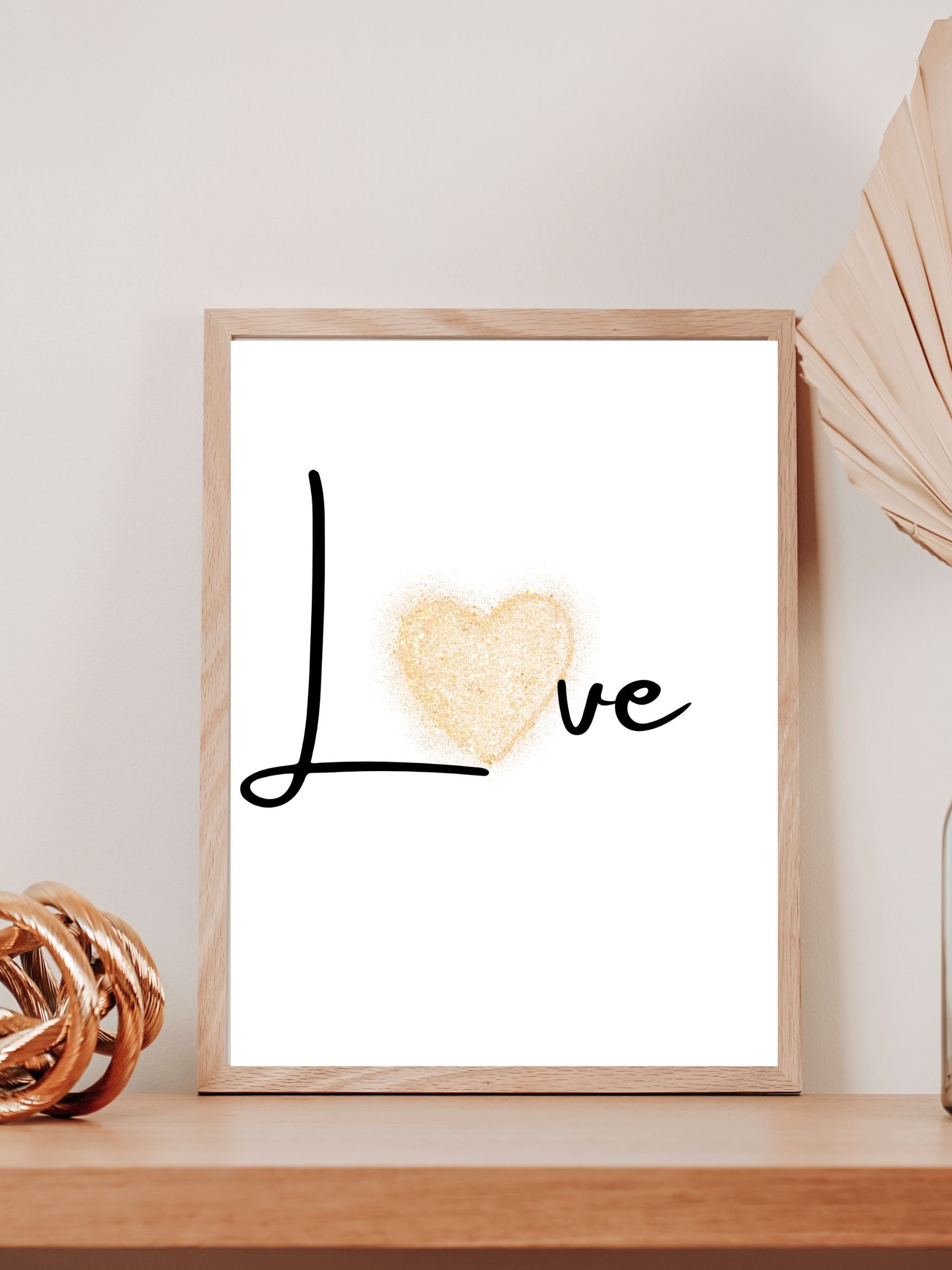 Minimalist Printable Love Wall Art Great for Home Decor, Office, or