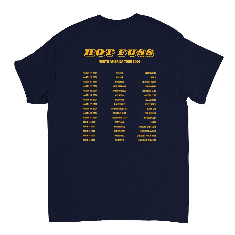 The Killers - Hot Fuss Tour Concert Shirt - Etsy
