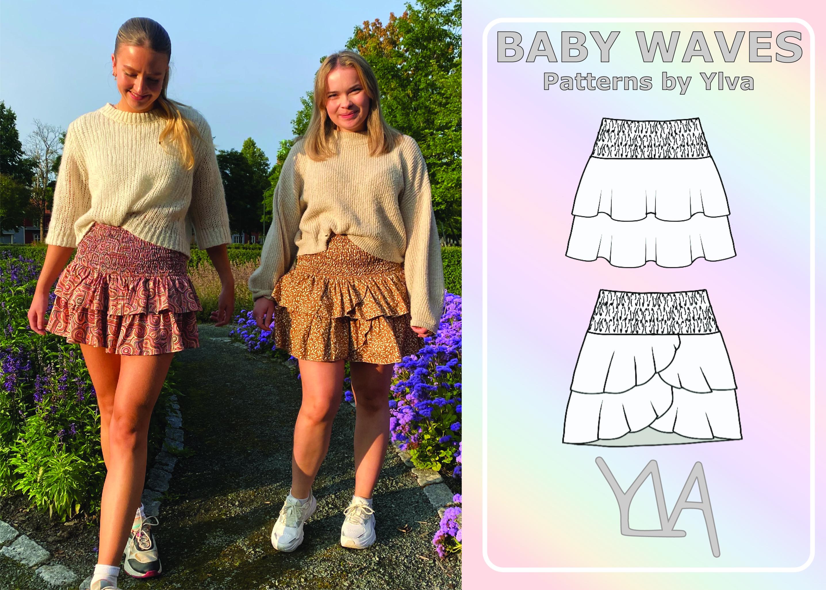 【DEHEVE】 SHIRRING WAVE SKIRT Shirring Skirt - Etsy