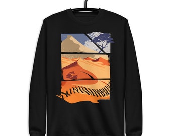Sahara - Graphic Shirt, Nature Shirt, Unisex Sweatshirt, Cotton, Abstract Shirt, Sahara Desert, Fall Sweatshirt, Winter, Colorful, Landscape