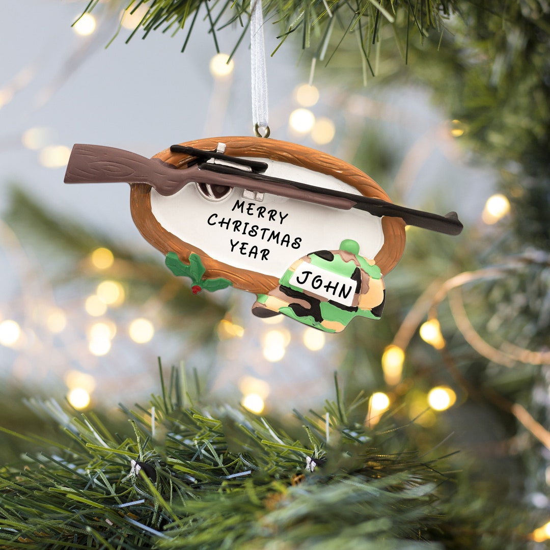 Personalization Hunting Ornaments Hunting Ornament New Year Etsy