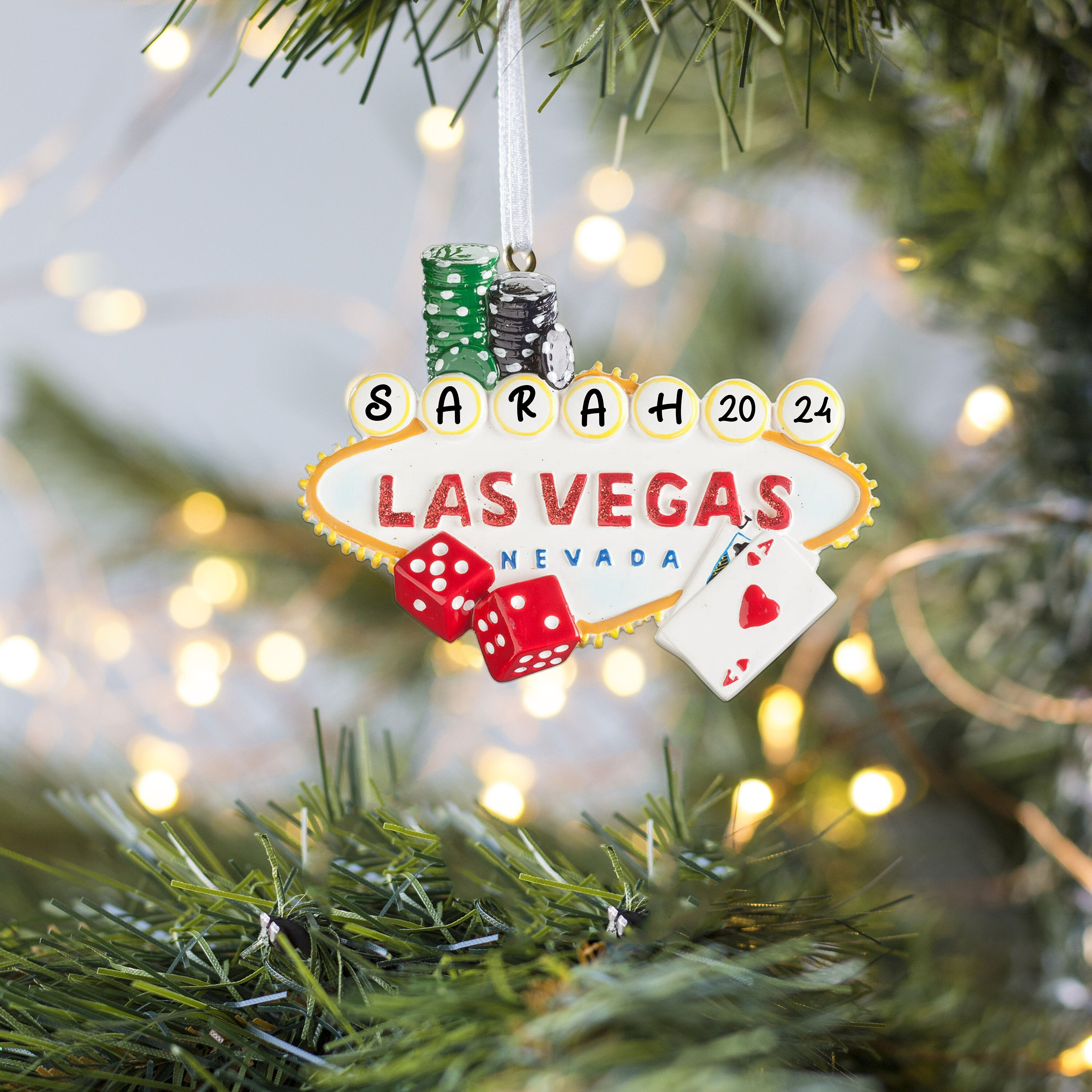 Las Vegas Skyline Ornament **Las Vegas Ornament **Las Vegas Skyline** Las Vegas Nv** Las Vegas Nevada** Nevada Ornament** Las Vegas Dcor, Men's, Size