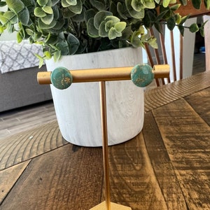 Petrol Kreis Ohrstecker