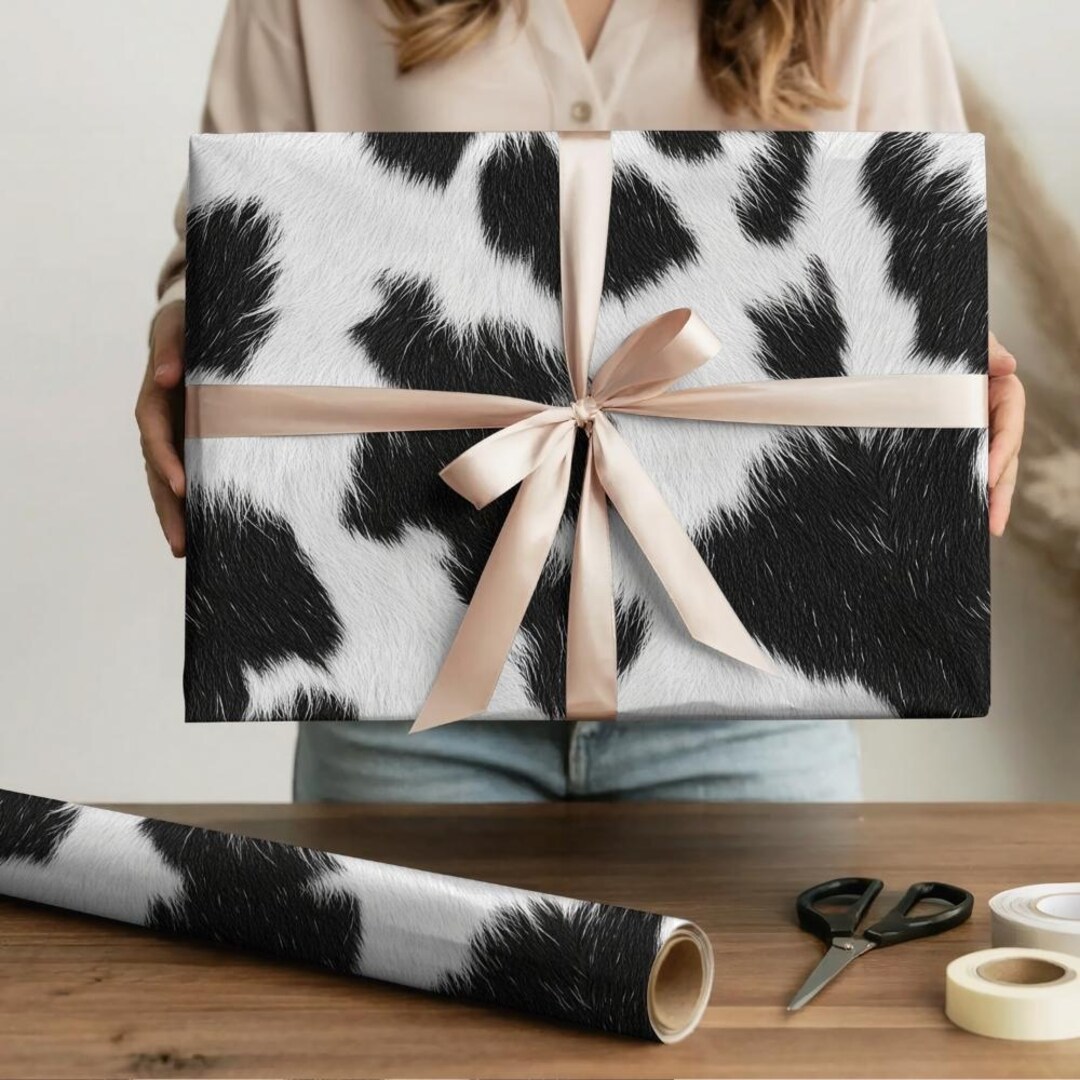 Inspiring Cow Print Wrapping Paper Images