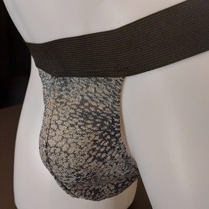 Silver Glitter Ball Men&#39;s Jockstrap