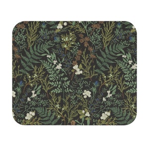 Wildblumen Maus Pad, Floral Cottagecore kleines Rechteck Büro Schreibtisch Computer Accessoire