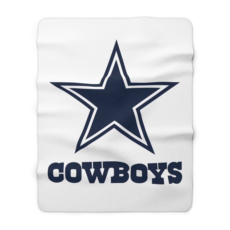 Dallas Cowboys Sherpa Fleece Blanket Dallas Cowboys Gear Football NFL