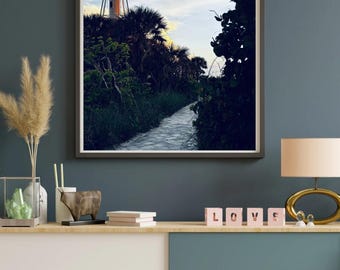 Lighthouse Canvas Art Print | Calming Coastal Wall Decor | Nautical Photography | Beach House Art | Matte Stretched Canvas | 18x24