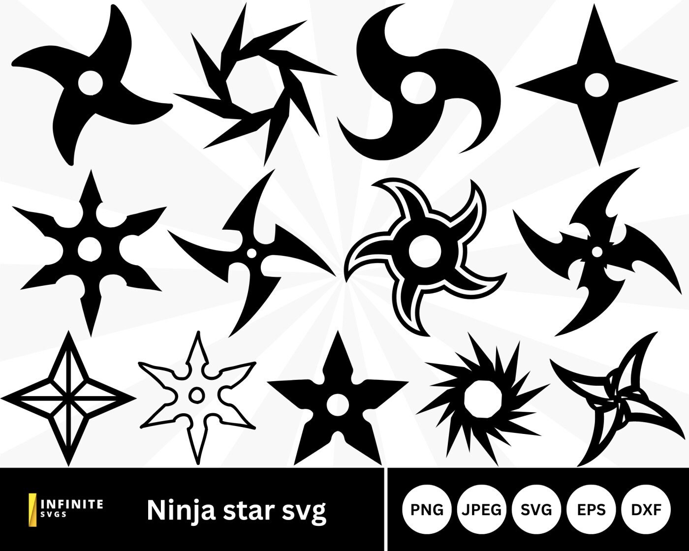Ninja Star Svg, Ninja Shurikens Svg, Ninja Svg, Star Svg, Throwing Star Svg, Shuriken Svg, Ninja