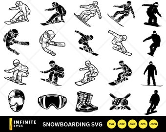 snowboarding svg - winter svg  - skiing svg - mountain svg - ski svg - adventure svg -  jpg cut files - Snowboard Clipart -Snowboard Cutfile