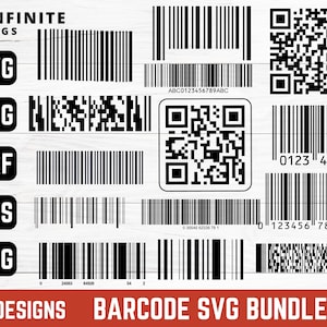 Strichcode-Svg-Bundle | Strichcode-Dateien | Schneidedatei für Cricut | Strichcode Png | Strich-Code | Scanner Datei | Scan Bar geschnitten Datei | schlichtes Strichcode svg