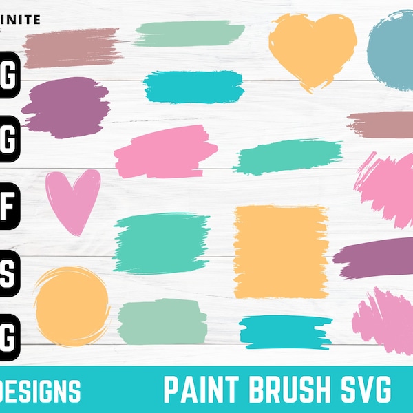 Paint Brush Svg | 18 Design | Brush Stroke Svg | Paint Stroke Svg | Keychain Svg | Svg Files for Cricut | Paint Stroke Png | Splatter Svg