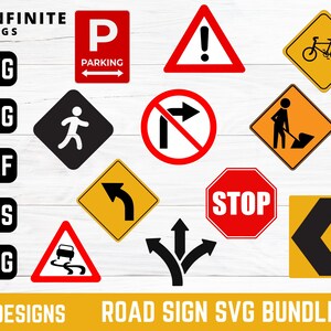 道路標識 SVG - 15 デザイン - 道路/交通クリップアート - 停止 - 駐車禁止 - 道路標識 SVG - 道路/標識 SVG - 停止標識 SVG - 道路標識 PNG