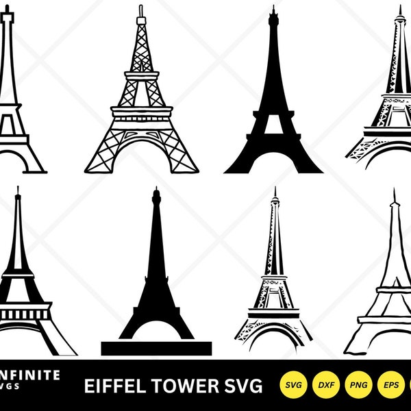 Eiffel Tower svg, eiffel tower vector, France svg, Landmark Svg, Paris svg, Travel svg, French City svg, Tower Svg, Eiffel Tower Clipart