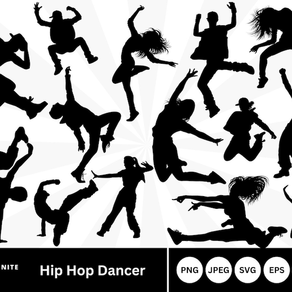 Hip Hop Dance svg, Dance Silhouette, Dancer Girl Svg, Music Svg, Dance Girl svg, Breakdance dvg, Dance Clipart, dance Cut file, Dance png