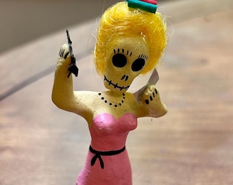 Vintage Dia de los Muertos, Dzień Zmarłych, „Stylizacja włosów dla kobiet” – Nowość