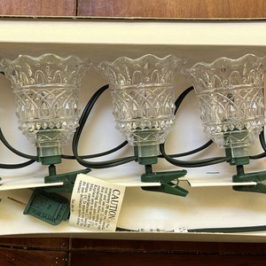 Vintage Kurt Adler 5 Light Flicker Flame Set with Lanterns---NIB