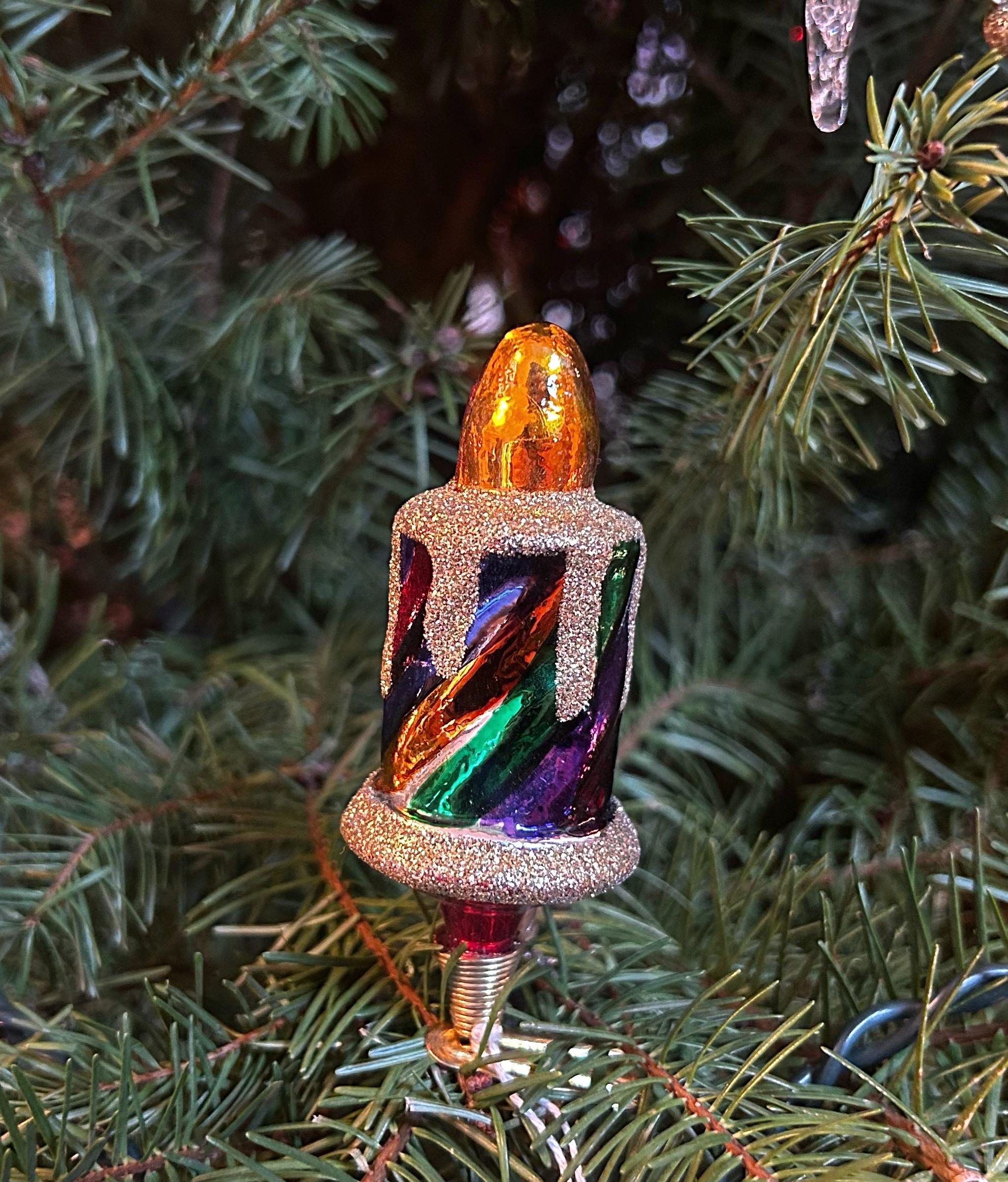 * vintage ornament ୨୧ キャンドル型 クリップオーナメント vintage ornament ୨୧ キャンドル型 クリップオーナメント Lot Of 8