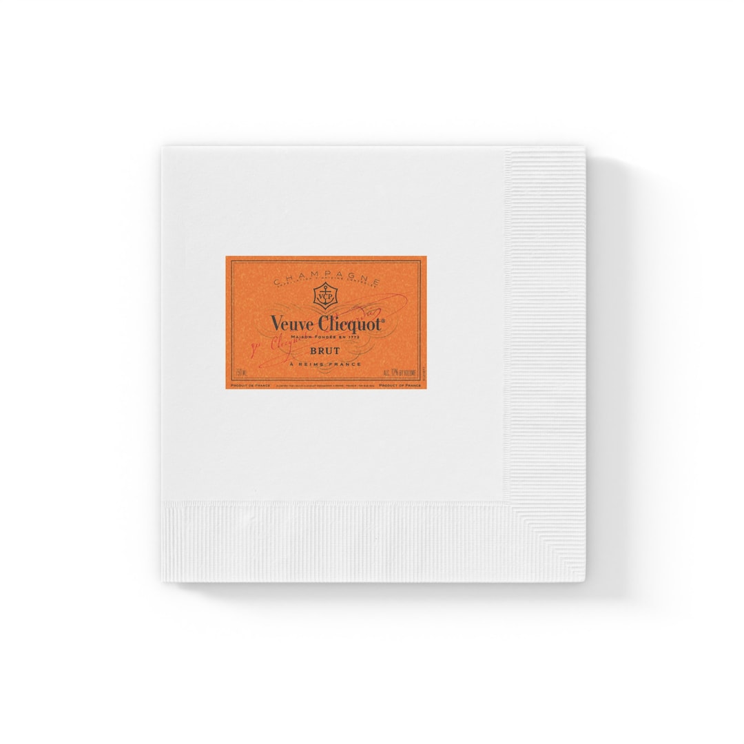 Veuve Clicquot Napkins 50pcs / 100pcs Etsy