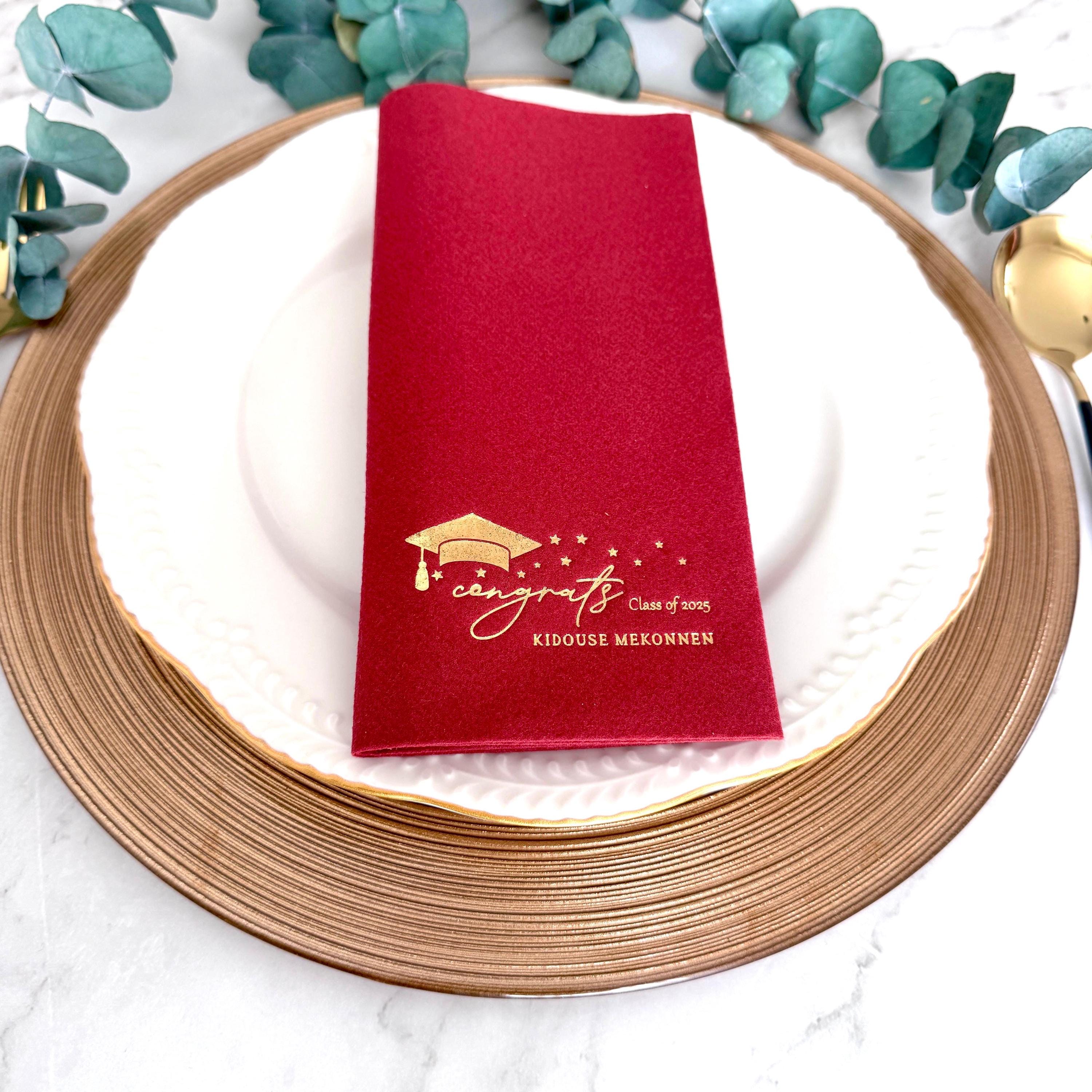 Personalized Graduation Napkins - Custom Printed Party Napkins, Class ...