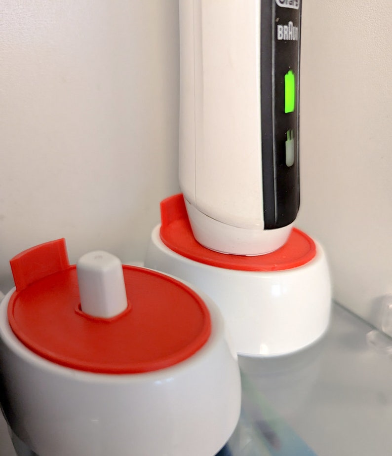 Oral B Dock Gunk Stopper Electric Toothbrush Stand Gunk Guard Bathroom Organizer Etsy