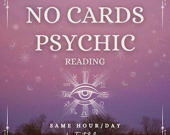 No Tools Same Hour Psychic Reading | Honest Same Hour Intuitive Insights Into Love, Career, and Life | Accurate Predictions, No Tools Needed