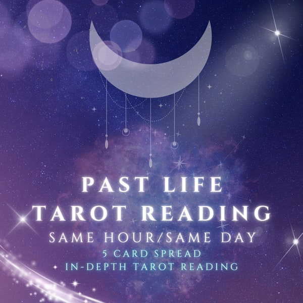 Past Life Tarot Reading | Same Hour Psychic Readings | In Depth Medium Guidance | Previous Life Karmic Pattern